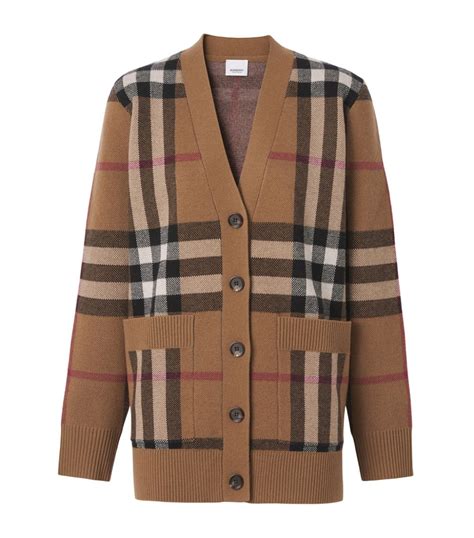 Burberry Check Label cardigan 